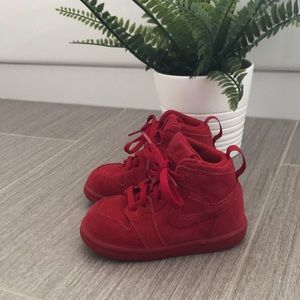 The cutest red Jordan’s!